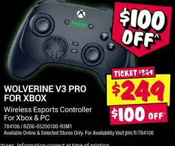JB Hi-Fi Wolverine v3 pro for xbox offer