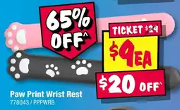 JB Hi-Fi Paw Print Wrist Rest offer