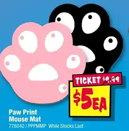 JB Hi-Fi Paw Print Mouse Mat offer