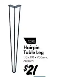 Bunnings Hairpin Table Leg offer