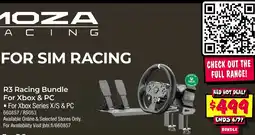 JB Hi-Fi R3 racing bundle for xbox & pc offer