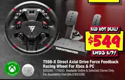JB Hi-Fi T598 x direct axial drive force feedback racing wheel for xbox & pc offer