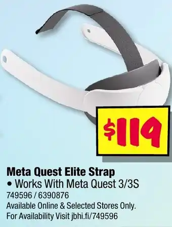 JB Hi-Fi Meta Quest Elite Strap offer
