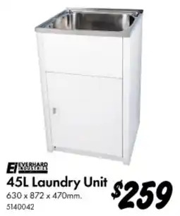 Bunnings Laundry Unit offer