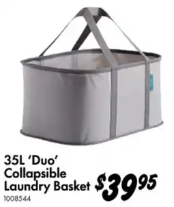 Bunnings Duo Collapsible Laundry Basket offer