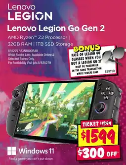 JB Hi-Fi Lenovo Legion Go Gen 2 offer