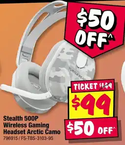 JB Hi-Fi Stealth 500P Wireless Gaming Headset Arctic Camo offer