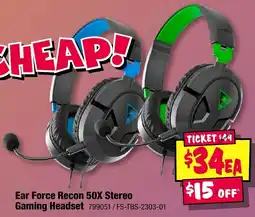 JB Hi-Fi Ear Force Recon 50X Stereo Gaming Headset offer