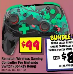 JB Hi-Fi Rematch Wireless Gaming Controller For Nintendo Switch Donkey Kong offer
