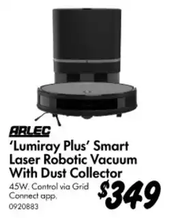 Bunnings Lumiray Plus Smart Laser Robotic Vacuum With Dust Collector offer