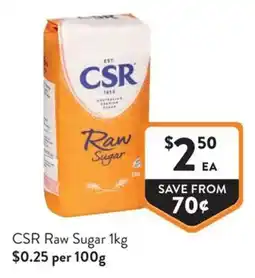 Foodworks CSR Raw Sugar offer