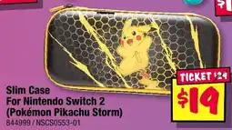 JB Hi-Fi Slim Case For Nintendo Switch 2 Pokémon Pikachu Storm offer