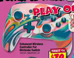 JB Hi-Fi Enhanced Wireless Controller For Nintendo Switch offer