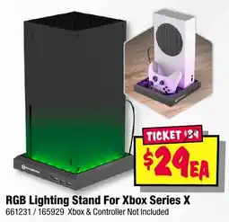 JB Hi-Fi Rgb lighting stand for xbox series x offer