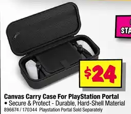 JB Hi-Fi Canvas Carry Case For PlayStation Portal offer