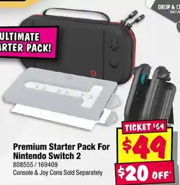 JB Hi-Fi Premium Starter Pack For Nintendo Switch 2 offer