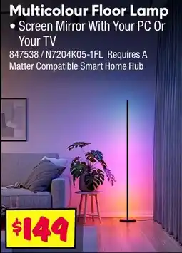 JB Hi-Fi Multicolour Floor Lamp offer