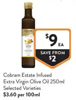 Foodworks Cobram Estate Infused Extra Virgin Olive Oil offer