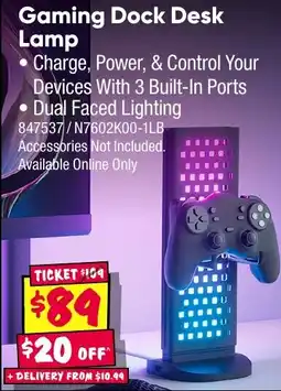 JB Hi-Fi Gaming Dock Desk Lamp offer