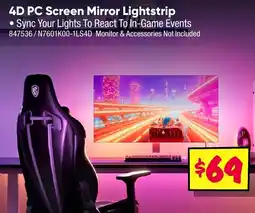 JB Hi-Fi 4D PC Screen Mirror Lightstrip offer