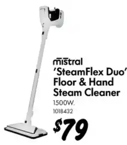 Bunnings SteamFlex Duo Floor & Hand Steam Cleaner offer