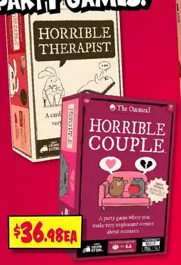 JB Hi-Fi Horrible Therapist and the Horrible Couple offer