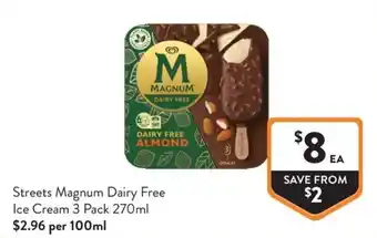 Foodworks Streets Magnum Dairy Free Ice Cream offer