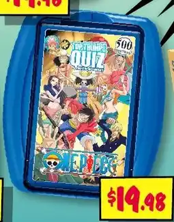 JB Hi-Fi Top Trumps Quiz One Piece offer