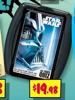 JB Hi-Fi Star Wars Quiz Card Game offer