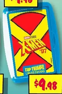 JB Hi-Fi Top Trumps Limited Edition Marvel X Men 97 Card Game offer