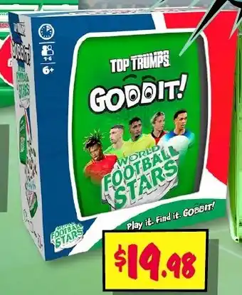 JB Hi-Fi Top Trumps Goddit World Football Stars offer