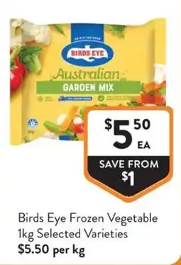 Foodworks Birds Eye Frozen Vegetable offer