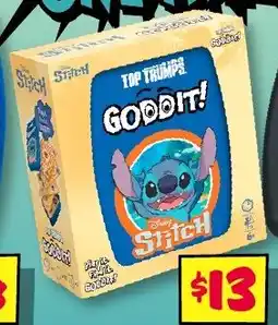 JB Hi-Fi Top Trumps Stitch Goddit offer