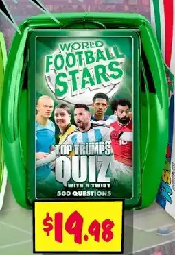 JB Hi-Fi World football stars top trumps quiz offer