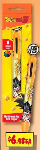 JB Hi-Fi Bandai Dragon Ball Z multi colored pen offer
