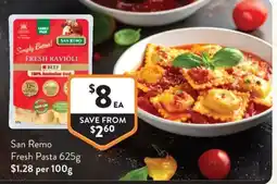 Foodworks San Remo Fresh Pasta offer