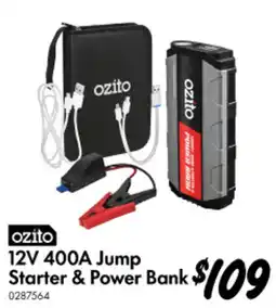 Bunnings 12V 400A Jump Starter & Power Bank offer