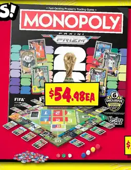JB Hi-Fi Monopoly panini prizm fifa world cup edition offer