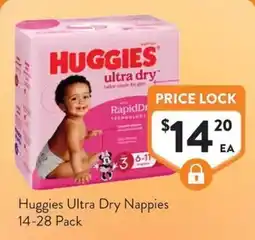 Foodworks Huggies Ultra Dry Nappies offer