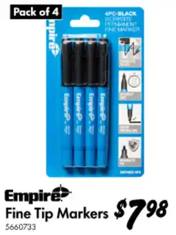 Bunnings Fine Tip Markers offer