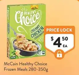 Foodworks McCain Healthy Choice Frozen Meals offer