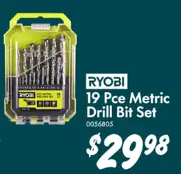 Bunnings 19 Pce Metric Drill Bit Set offer