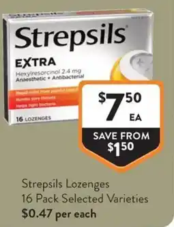 Foodworks Strepsils Lozenges offer