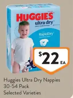Foodworks Huggies Ultra Dry Nappies offer