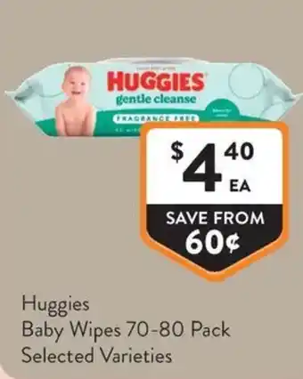 Foodworks Huggies Baby Wipes offer