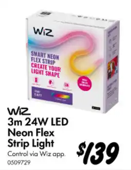 Bunnings 24w led neon flex strip light offer