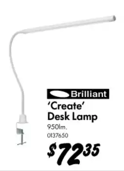 Bunnings Create Desk Lamp offer