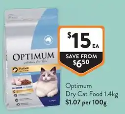 Foodworks Optimum Dry Cat Food offer