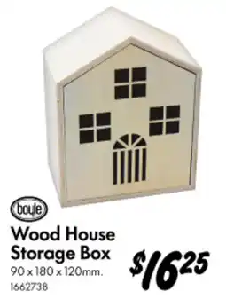 Bunnings Wood House Storage Box offer