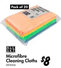 Bunnings Microfibre Cleaning Cloths offer